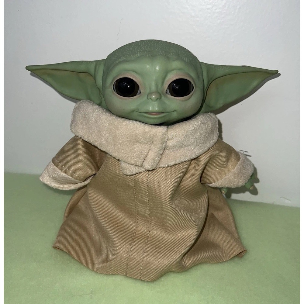 Star Wars Mandalorian Baby Grogu Talking Plush Toy Works The Child (4/b54)